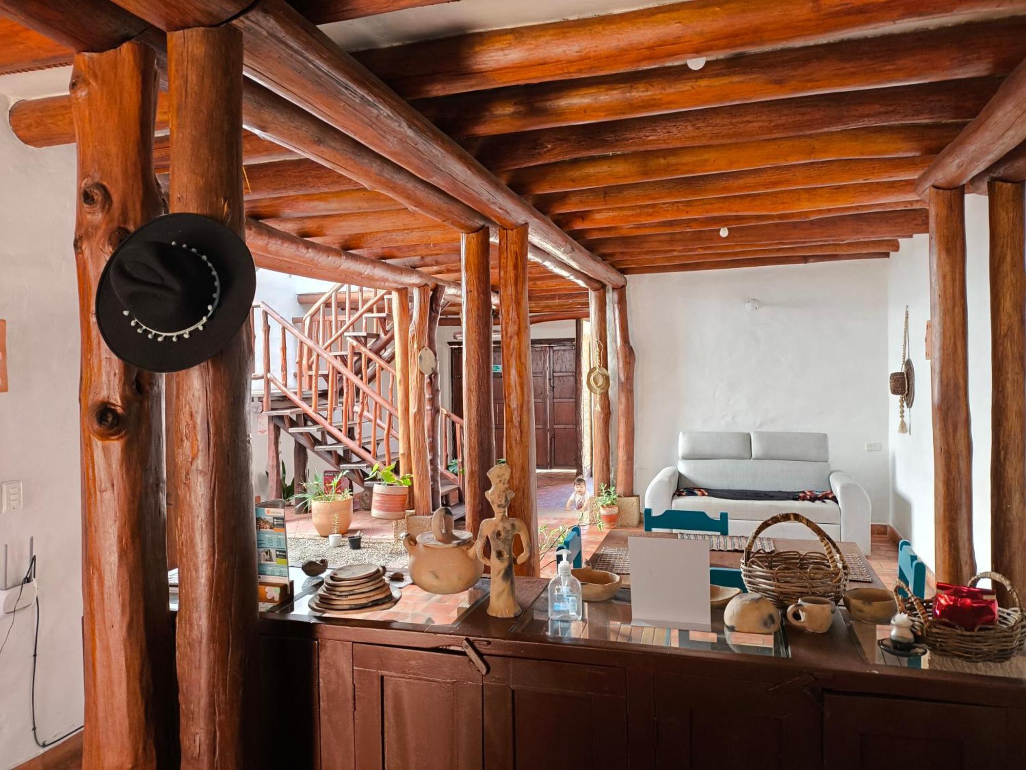 La Casa Del Toche Barichara Hotel Luaran gambar